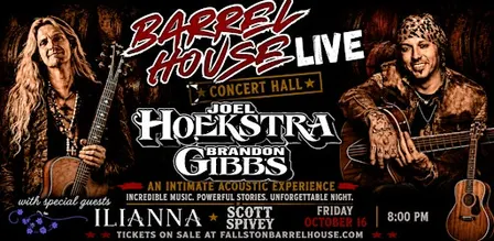 Joel Hoekstra & Brandon Gibbs at Barrel House Live!