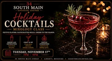 Holiday Cocktails Mixology Workshop