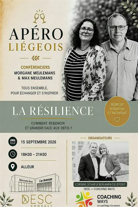 Apéro Liegeois conférence : la résilience
