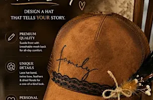 Design Your Own Suede Ball Cap or Western Hat | Hat Lady Biz | Madison, WI