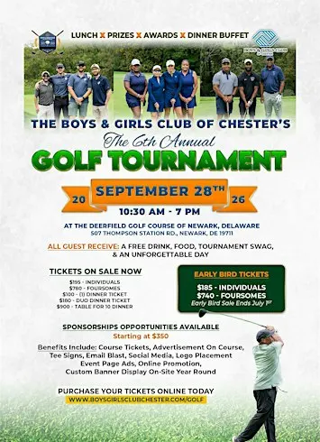 6th Annual BGCC Golf Tournament & Social Dinner Banquet