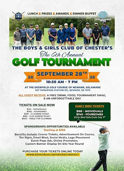 6th Annual BGCC Golf Tournament & Social Dinner Banquet