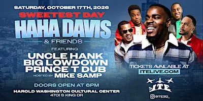 HAHA DAVIS & FRIENDS SWEETEST DAY COMEDY SHOW