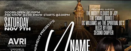 U Name It Tour Feat. Pastor Shirley Caesar