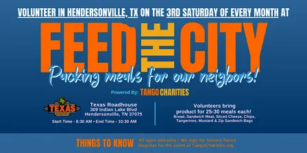 Feed The City Hendersonville: Making Meals for People In Need