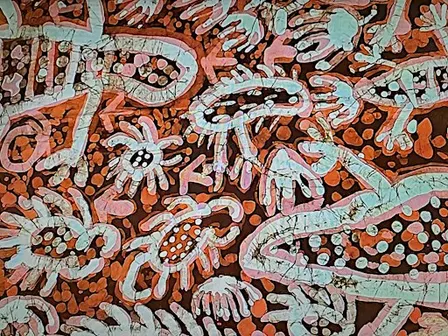 Abstracte Aboriginal Materiekunst