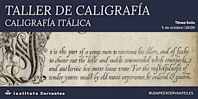 Taller de Caligrafía Itálica