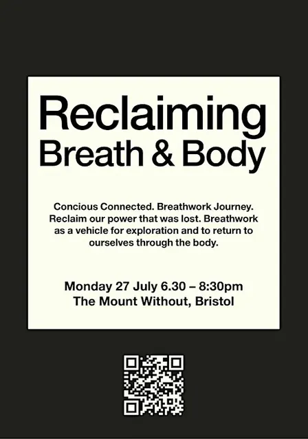 Reclaiming Breath + Body. Conscious connected Breathwork with mugwort tea