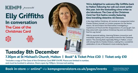 ELLY GRIFFITHS in conversation The Case of the Christmas Card