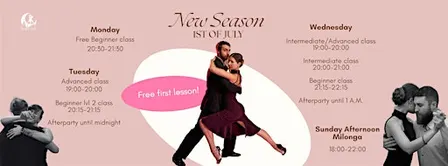 Party with FREE trial lesson of Argentine Tango (under 35 yo)