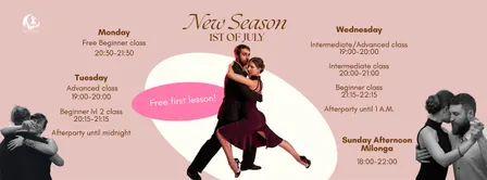 Party with FREE trial lesson of Argentine Tango (under 35 yo)