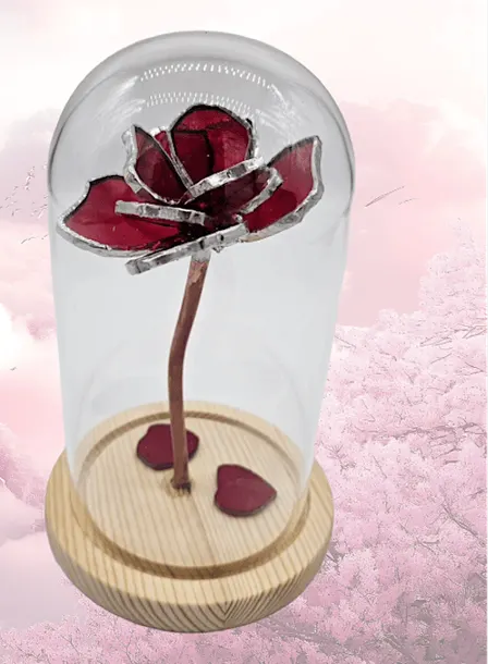 Stained Glass Rose
