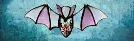 Stained Glass Bat