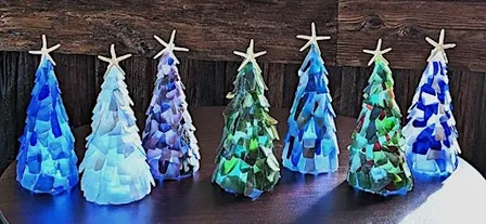 Stained Sea-Glass Tree