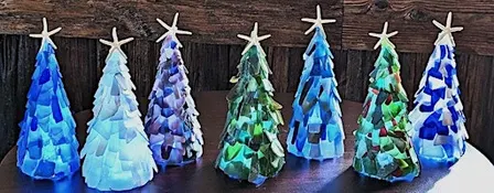 Stained Sea-Glass Tree
