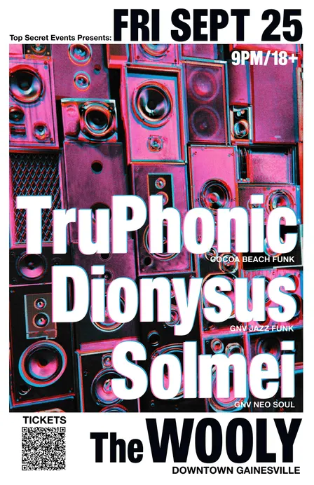 Fri. 09.25 - TruPhonic, Dionysus, Solmei live at The Wooly