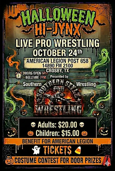 Action Star  Media Presents: Southern Style Pro Wrestling Halloween Hi-Jynx