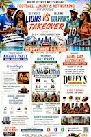 Detroit Lions vs. Miami Dolphins takeover 2026