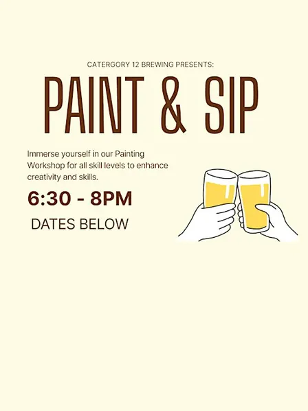 Category 12 Brewing - Paint & Sip Event