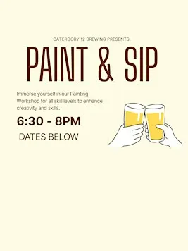 Category 12 Brewing - Paint & Sip Event