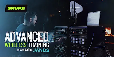 Shure Advanced Wireless Training Brisbane