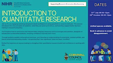 HDRC Cornwall - Introduction to Quantitative Research Methods