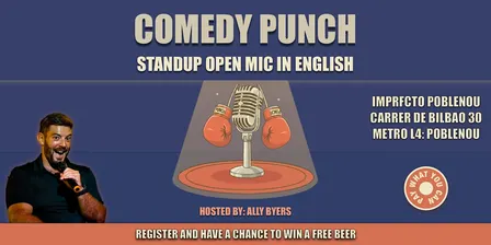 Comedy Punch • Standup Open Mic in English • FREE ENTRANCE