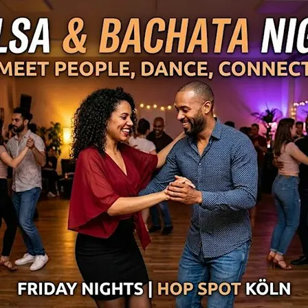 Freunde Kennenlernen: Salsa & Bachata Workshop für Anfänger inkl. Party