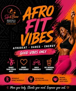 Afrobeat Women’s wellness dance class