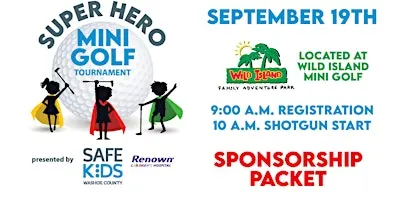 2026 Safe Kids Washoe County Mini Golf Fundraising Tournament