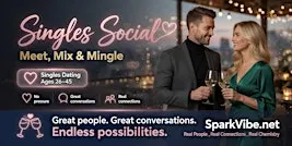 Singles Social — Meet, Mix & Mingle Singles Dating Ages 26–45