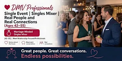 Single Event | Mingles Mixer | Real People & Connection 42-55