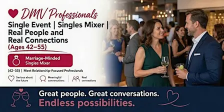 Single Event | Mingles Mixer | Real People & Connection 42-55