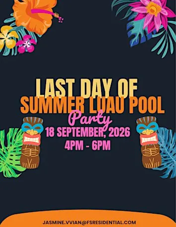 Last Day of Summer Luau Party!