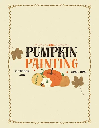Pumpkin Painting Party