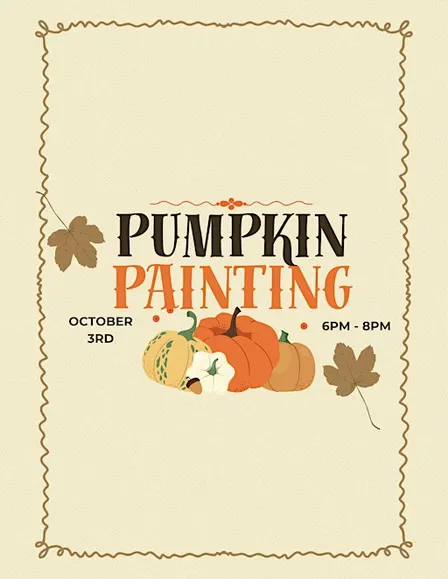 Pumpkin Painting Party