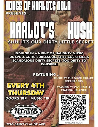 House of Harlots NOLA presents Harlots Hush