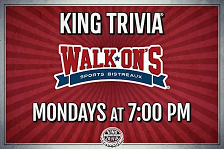 Trivia Night at Walk-On's Sports Bistreaux (Clemson, SC)