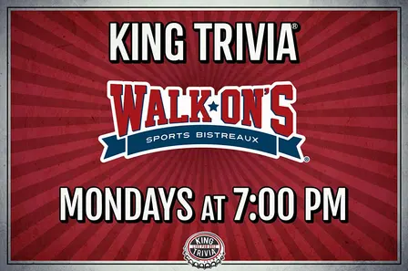 Trivia Night at Walk-On's Sports Bistreaux (Clemson, SC)