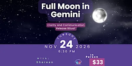 Full Moon in Gemini Astro Workshop