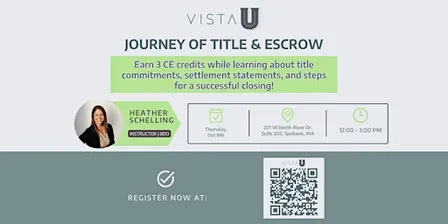 The Journey of Title and Escrow (3 CE Credits)