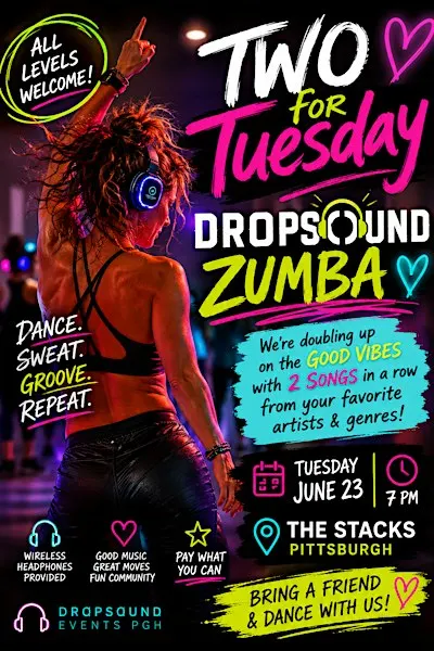 Dropsound Zumba at the Stacks