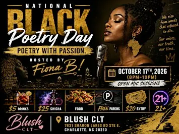 National Black Poetry Day: Poetry With Passion