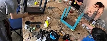 Furniture Upcycling and Painting for Neurodivergent Adults