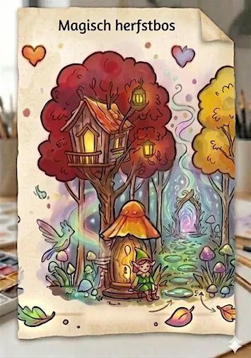 Tekenworkshop:  Magisch herfstbos