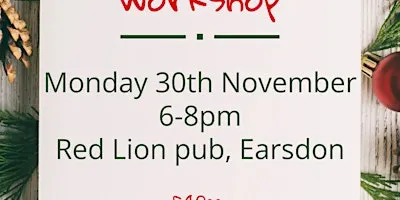 Christmas wreath making workshop