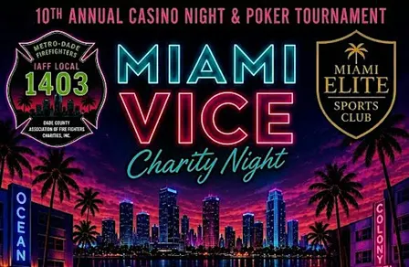 10th  Annual Casino Night & Poker Tournament - Miami Vice Edition