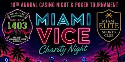 10th  Annual Casino Night & Poker Tournament - Miami Vice Edition