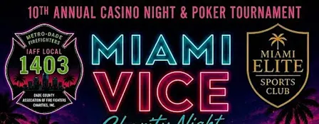 10th  Annual Casino Night & Poker Tournament - Miami Vice Edition
