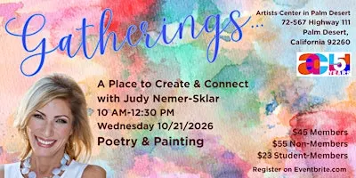Gatherings: Poetry and Painting with Judy Nemer Sklar